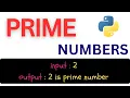 Python Program to Check Whether a Number Is Prime Prime Number in Python