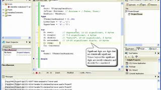 Turbo delphi - DataTypes
