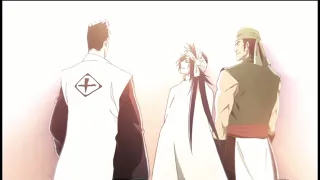 Isshin Kurosaki is the Uncle of Kukaku Shiba Ganju Kaien Bleach Thousand Year Blood War episode 8