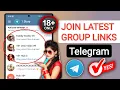 How To Add Telegram Group Links How To Join Latest Telegram Group Full Guide