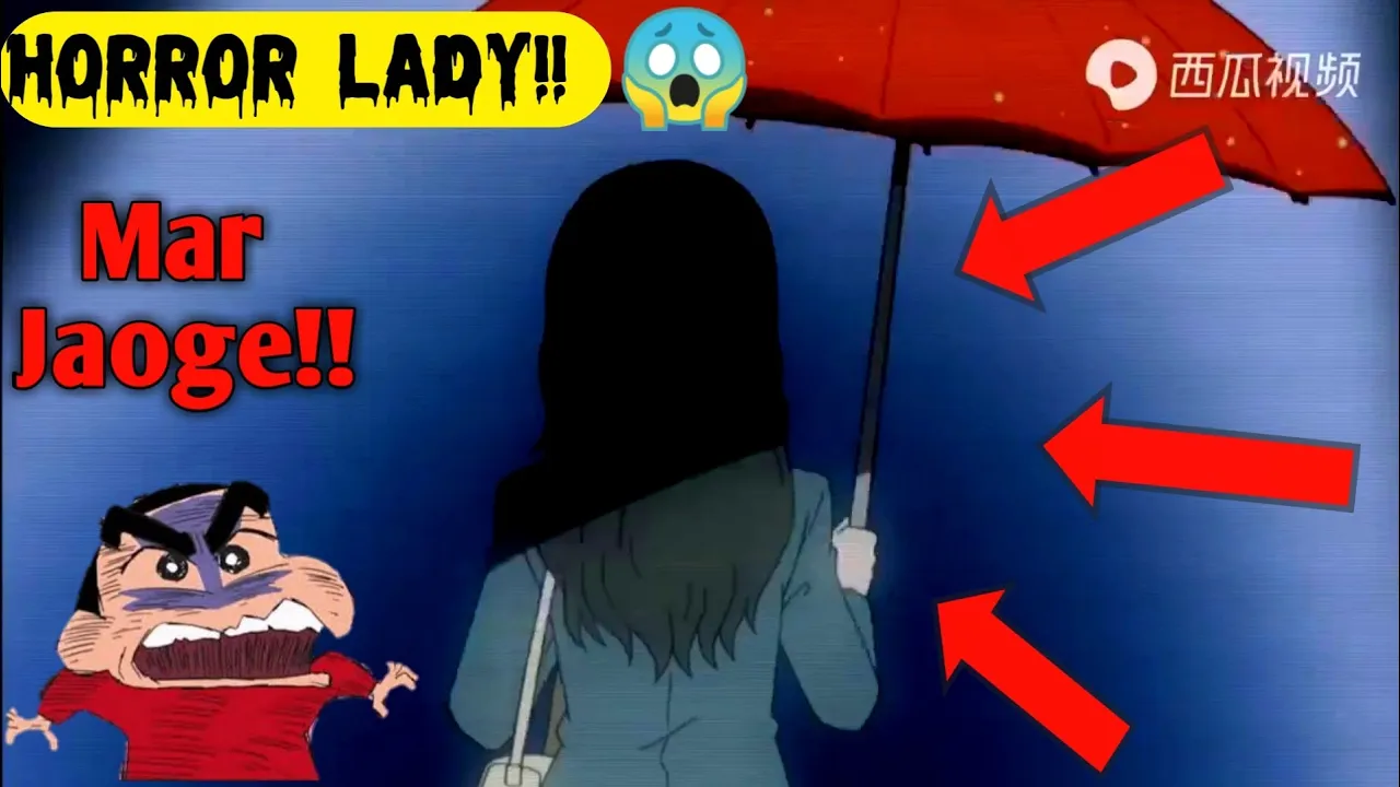 Shinchan banned horror episode in hindi 😱😫 | Horror Lady | Toon dubber duo