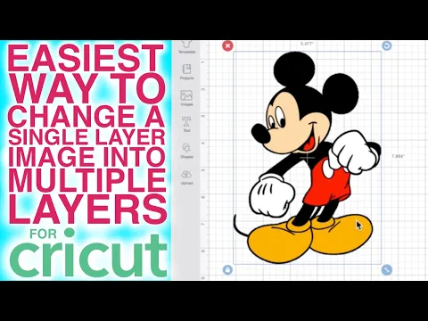 HOW TO CREATE AN SVG HOW TO CHANGE A SINGLE LAYER IMAGE TO MULTIPLE LAYERS IN CRICUT DESIGN SPACE