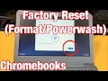 Chromebooks How to Factory Reset Format Back to Factory Defaults