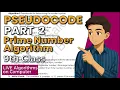 Prime Number Algorithm Explained Pseudocode 9th Class Chapter 7 Thinkode