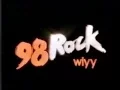 98 Rock WIYY radio Baltimore ad from 1981