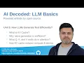 LLM Basics 5 - KV Cache Explained How LLMs Generate Text Efficiently