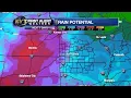 Dry today more rain later this week