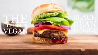 Healthy Black Bean Veggie BURGERS 🐝 DAY 22 | HONEYSUCKLE. 