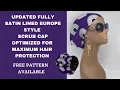 Updated EUROPE Style Scrub Cap Tutorial Optimised for maximum hairline protection