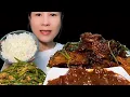 EATING CHINES FOOD | Home Cooked Meal - fried skewers