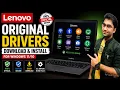 Lenovo Drivers Download for Windows Install Original Drivers Method