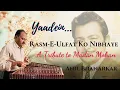 Download Lagu Yaadein EP 5| Instrumental Tribute To Madan Mohan | Rasme Ulfat Ko Nibhaye| Santoor | Anil Bhanarkar