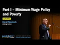 Minimum Wage Policy and Poverty David Neumark HISPBC