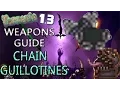 Terraria 1 3 Weapons Guide CHAIN GUILLOTINES PUTRIDSCENT CURRUPT MIMIC DROP