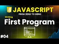 Write Your First JavaScript Code in 5 Minutes No Experience Needed