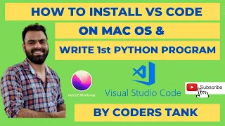 Install VS Code on Mac OS 2022 English I Configure VS Code with Python