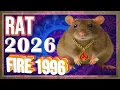 Rat Horoscope 2026 Fire Rat 1996 February 19 1996 to February 6 1997