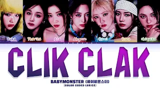 BABYMONSTER 베이비몬스터 Clik Clak Color Coded Lyrics 