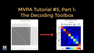 MVPA Tutorial Part 1 PA with The Decoding Toolbox