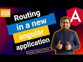 Routing in new angular application Angular Tutorial
