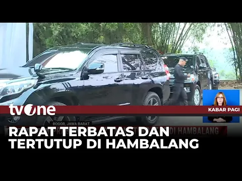 Prabowo Gelar Ratas Tertutup di Hambalang