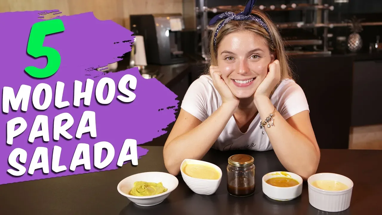 Rita Lobo ensina QUATRO OPÇÕES DE MOLHOS PARA SALADA VERDE: molho vinagrete francês, molho de alho e. 