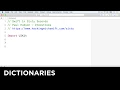 Dictionaries - Swift in Sixty Seconds