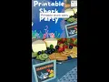 Printable Shark Themed Party Signs