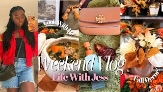 Weekly Vlog 🍂 | Let's Decorate, Cook With Me, Spilling The Tea, Shopping, Homegoods, GRWM & MORE.