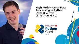High Performance Data Processing in Python Donald Whyte Engineers Gate