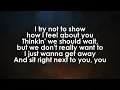 I Want You Around | Snoh Aalegra karaoke