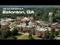 Eatonton GA small town scenes of Southern living and countryside filmed with my drone in one day