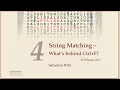 COMP526 Spring 2022 4-1 4 1 String Matching Introduction
