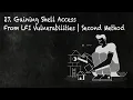 27 Gaining Shell Access From LFI Vulnerabilities Second Method