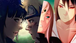 Download NARUTO AND HINATA | SASUKE AND SAKURA |Oh penne penne | Tamil love song.... MP3