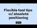 Making flexible auto layout tool tip components in Figma