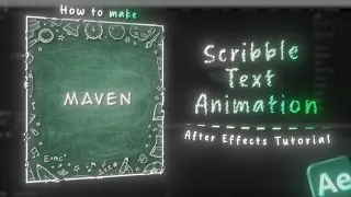 Scribble Text Tutorial After Effects