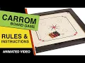 Carrom Board Game Rules Instructions Learn How To Play Carrom Game