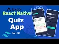 How to Make a Quiz App in React Native part - 12 React Native tutorial for beginner
