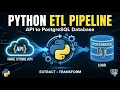 Build an End-to-End ETL Pipeline with Python PostgreSQL