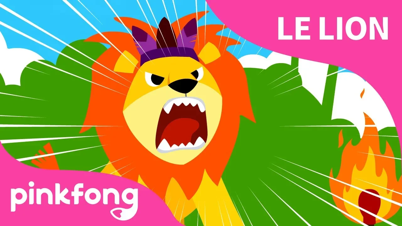 [Français] Le Lion | Chansons d’animaux | Pinkfong Chansons pour enfants