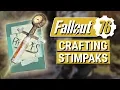 FALLOUT 76 How To Craft STIMPAKS in Fallout 76 Stimpak Recipe Guide
