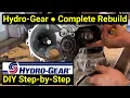 Rebuild Hydro Gear Mower Transmission ZT3100 ZT2800 ZT3400 Zero Turn Lawn Tractor