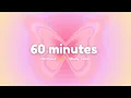 60 minutes pink study timer for deep focus productivity Butterfly Aesthetic Focus Countdown