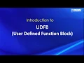 User Defined Function Block UDFB