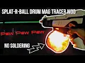 Easy TRACER DRUM MAG MOD for Gel Blasters SPLATRBALL GUN SRB1200 with Glow Gel Balls SPLAT-R-BALL