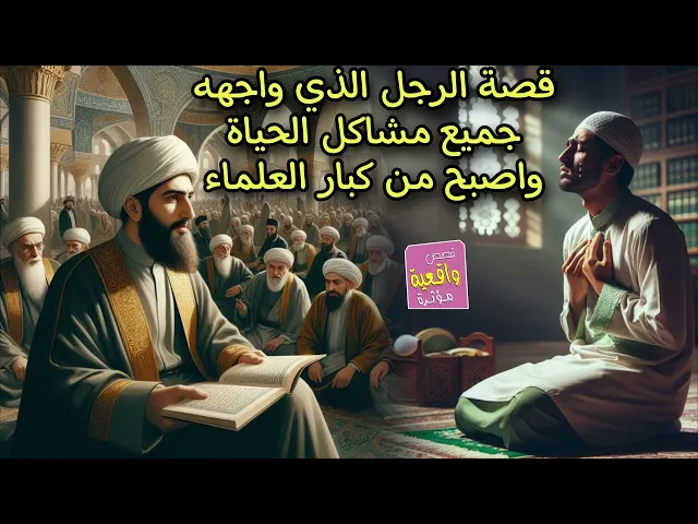 ⁣قصة الرجل الذي واجهه جميع مشاكل الحياة واصبح من كبار العلماء