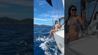 It’s rush hour⛵️  #sailing #tallship #caribbean