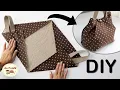 How to make a cute bag from a rectangular piece of cloth Easy Sewing Tutorial