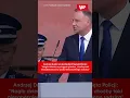 Download Lagu O co chodzi Andrzejowi Dudzie? Dziwna wypowiedź podczas Święta Policji #shorts